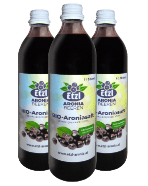 Aroniabeeren Fruchtsaft